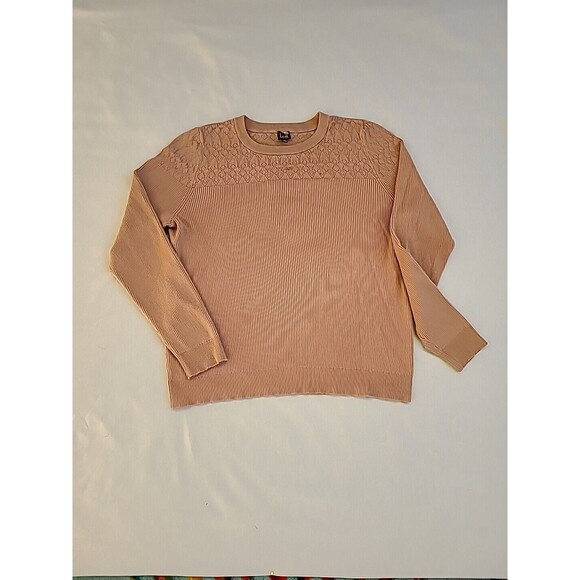 LEE Wrangler Retro Womens  Brown Long Sleeve  Pullover Sweater Size L - Picture 1 of 8